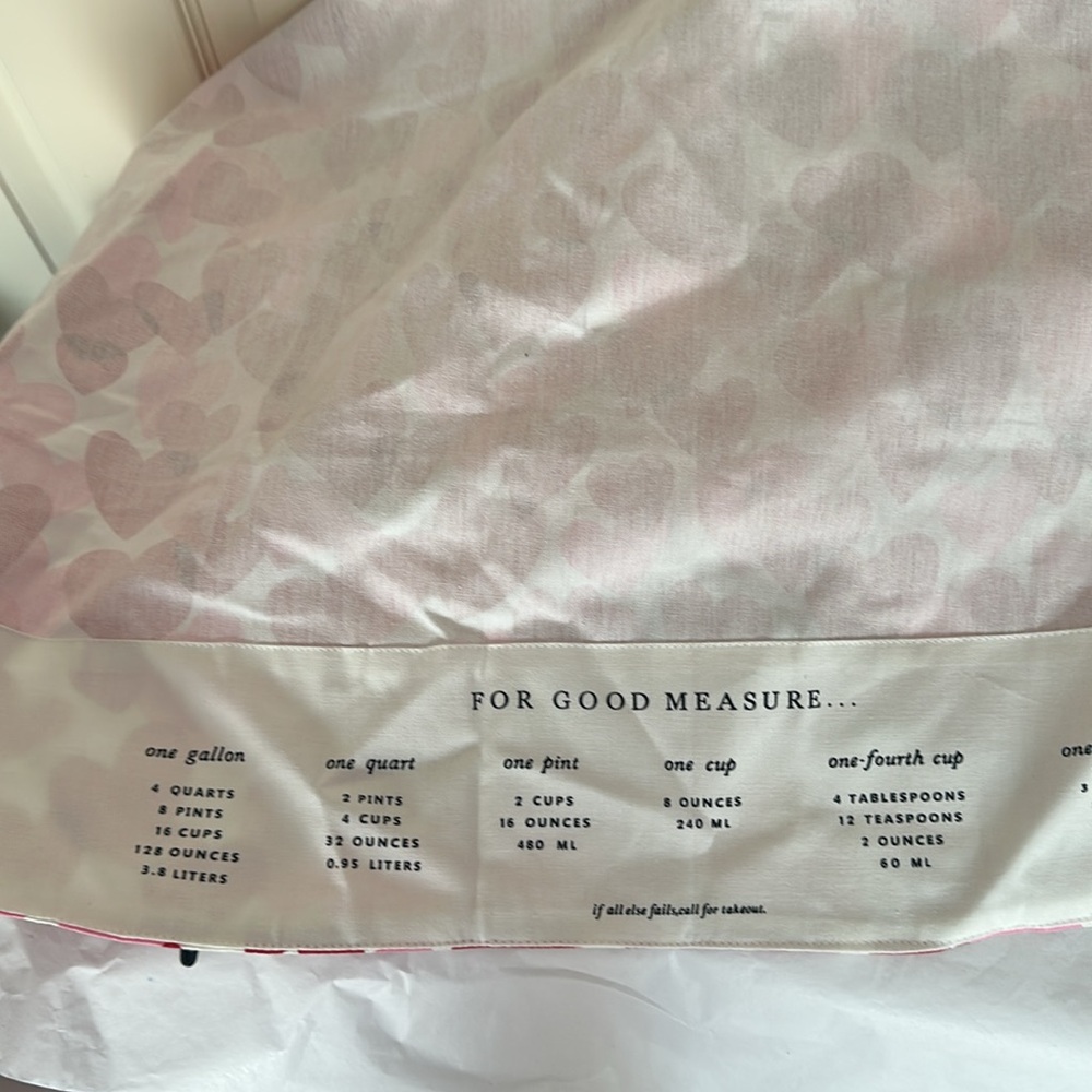 Nwt Kate spade hearts apron - Picture 7 of 11